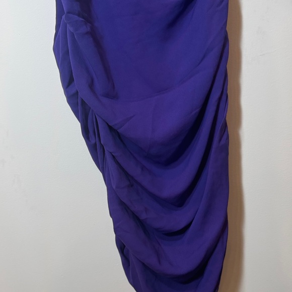 BCBGMaxAzria Asymmetrical Purple Dress - Picture 7 of 8